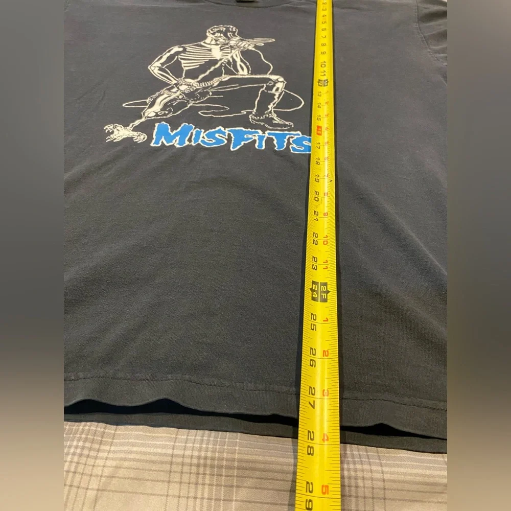 VTG Early 90s Misfits Legacy of Brutality Murina XL *RARE* Blue logo - Picture 7 of 11